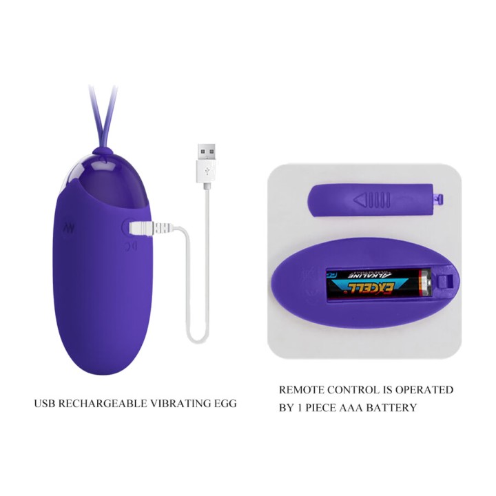 PRETTY LOVE Vibrating egg with remote control BERGER YOUTH