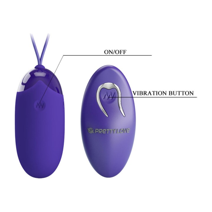 PRETTY LOVE Vibrating egg with remote control BERGER YOUTH