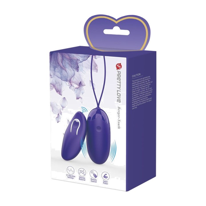 PRETTY LOVE Vibrating egg with remote control BERGER YOUTH