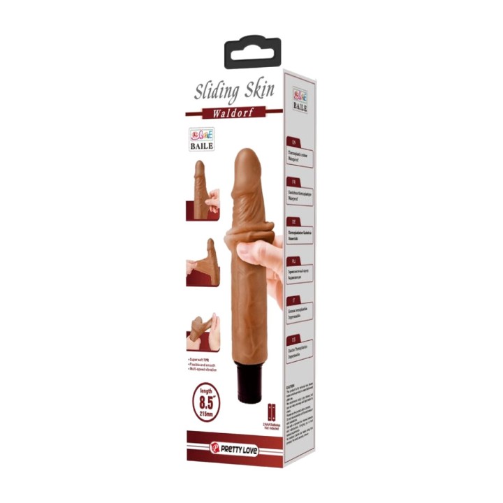 PRETTY LOVE Realistic vibrator WALDORF 18CM Ø 4CM D-239784