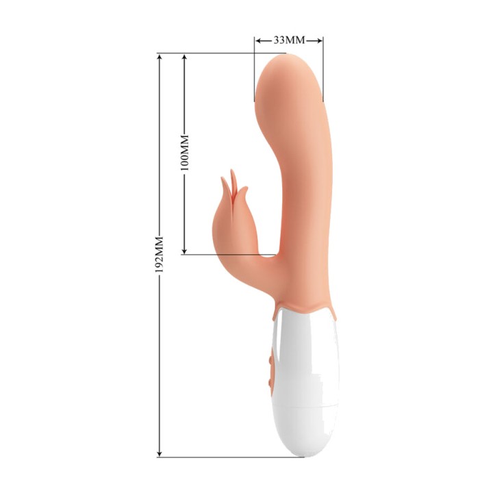 PRETTY LOVE Vibrator met stimulator BLOODY MARY D-234969