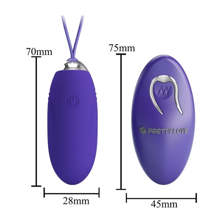 PRETTY LOVE Vibrating egg with remote control JENNY YOUTH