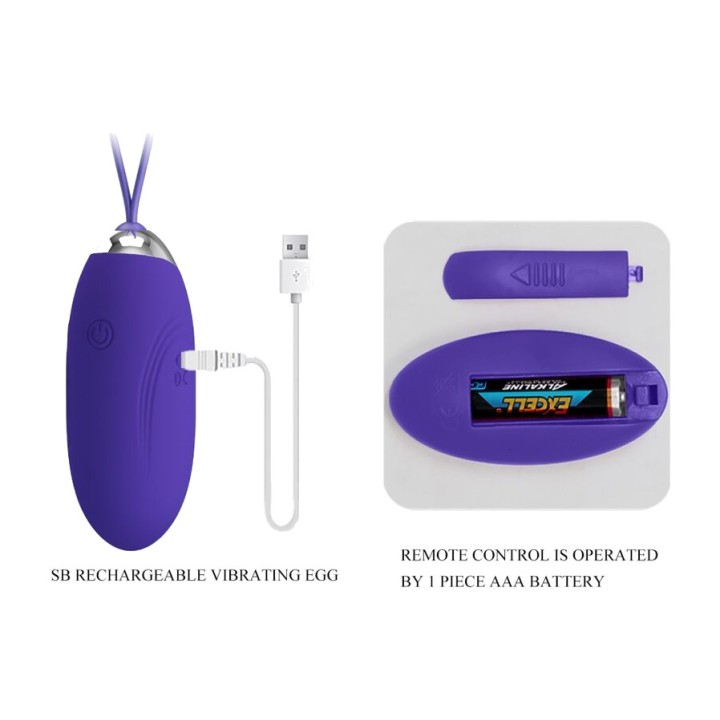 PRETTY LOVE Vibrating egg with remote control JENNY YOUTH