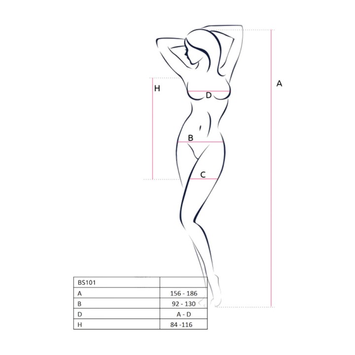 PASSION Ženský telesná čočka BS101 D-236373VAR