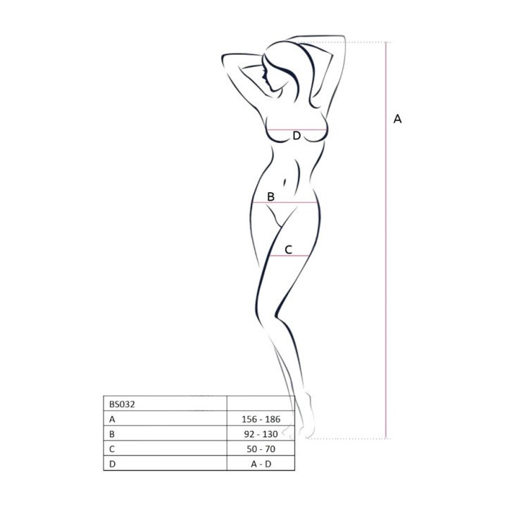 PASSION Bodystocking per dona BS032 D-216403VAR