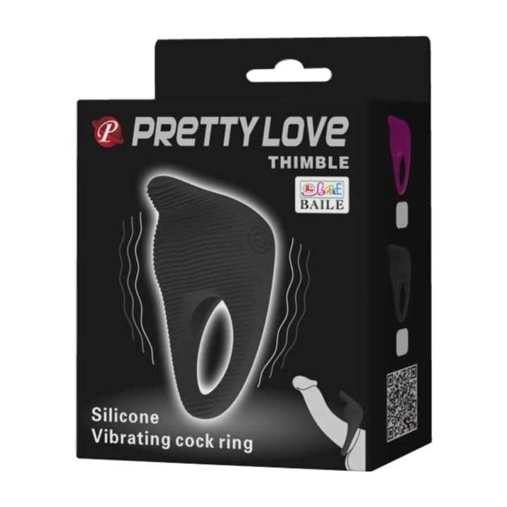 PRETTY LOVE Vibrationsring für den Penis THIMBLE D-210492