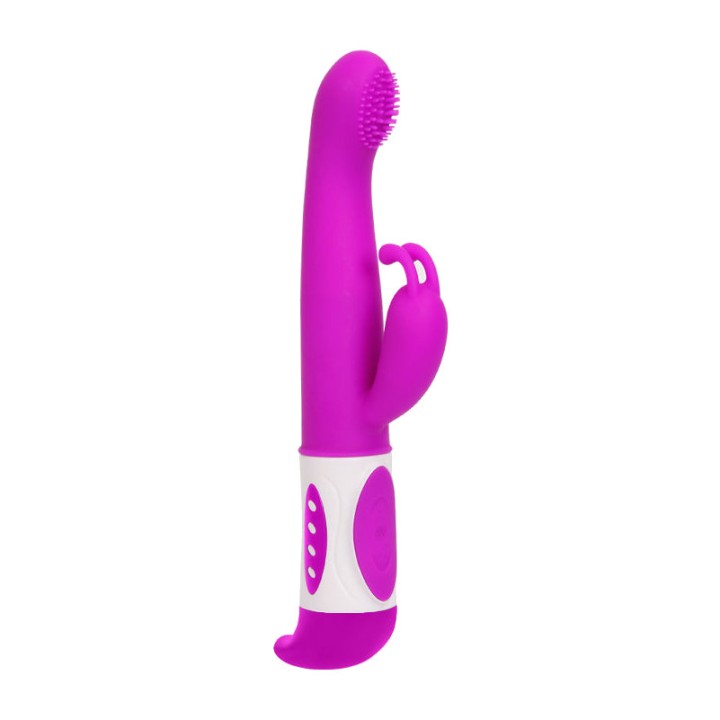 PRETTY LOVE Vibrátor so štětcom SMART HUGH D-207063
