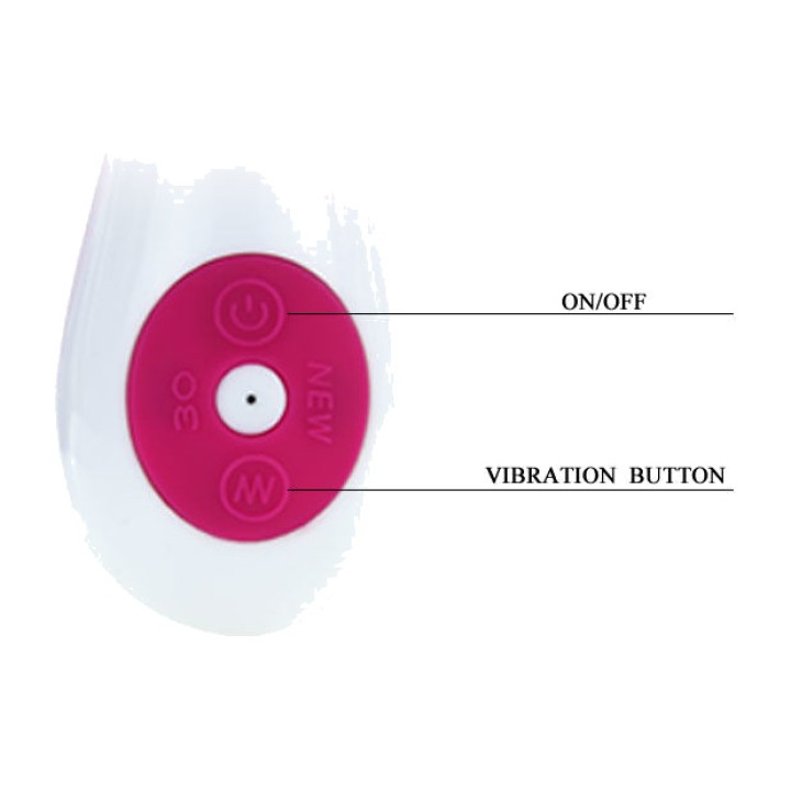 PRETTY LOVE Vibrátor so štětcom FLIRTATION GENE D-197820