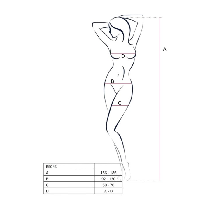 PASSION Kvinde body stocking BS045 D-216437