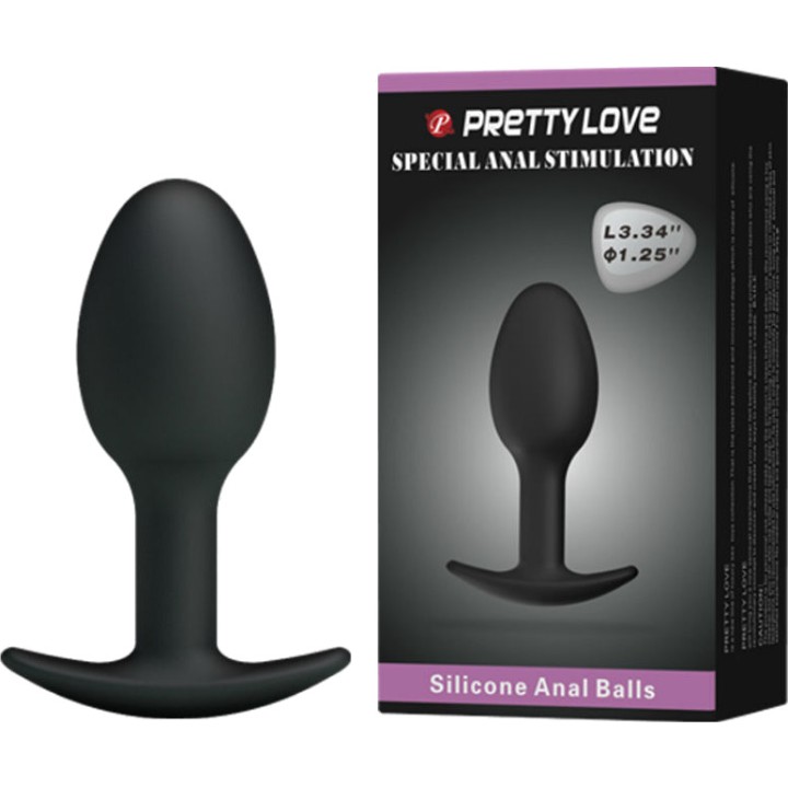 PRETTY LOVE Plug anal de silicona 6,5 CM