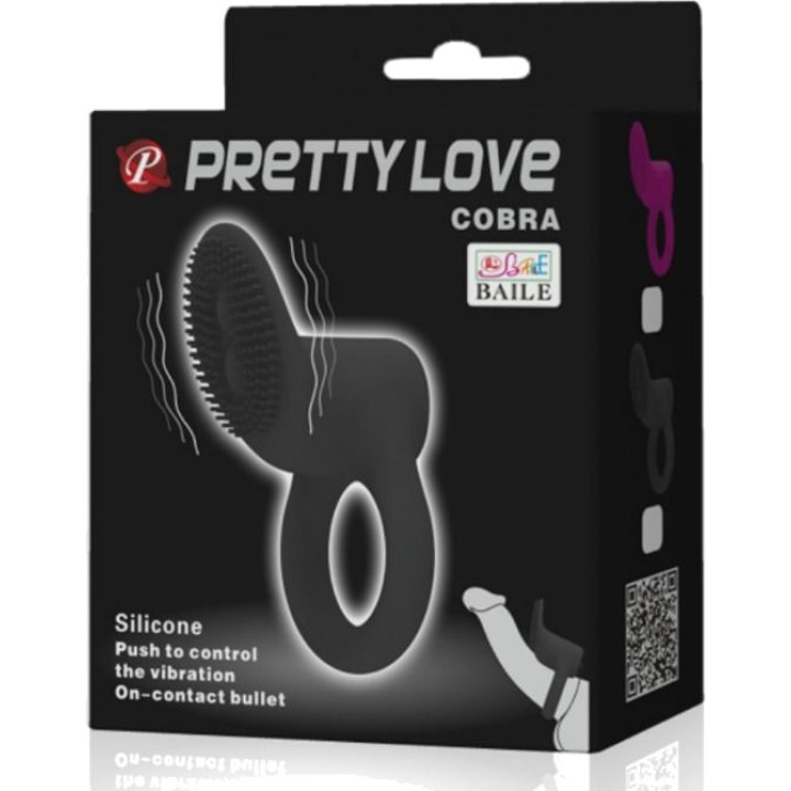PRETTY LOVE Vibrerend ring voor de penis COBRA D-210493