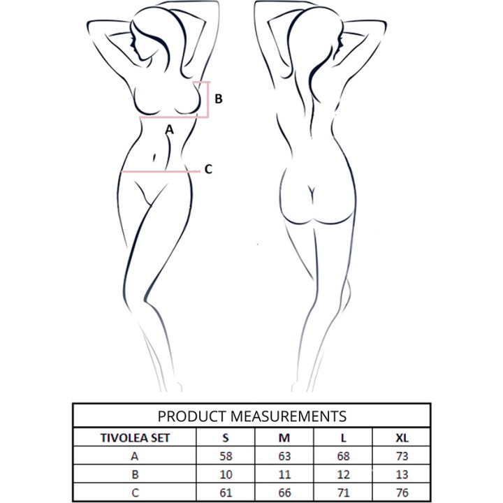 PASSION Huppulahomma ja tanga -pari TIVOLEA D-244621VAR