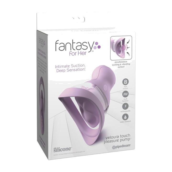 PIPEDREAM Bomba íntima de succión con vibración FANTASY FOR