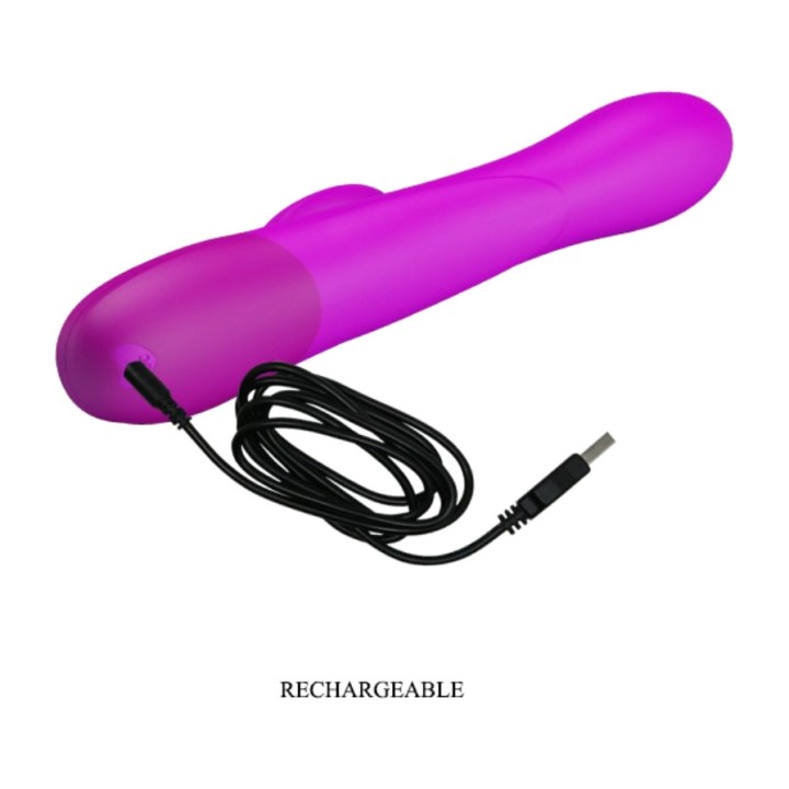 PRETTY LOVE Rechargeable inflatable rabbit vibrator DEMPSEY