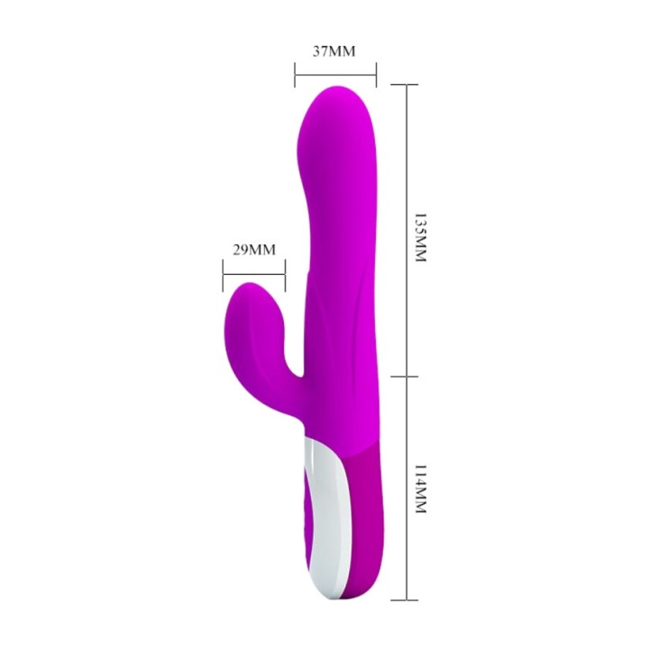 PRETTY LOVE Vibrador rabbit hinchable recargable DEMPSEY