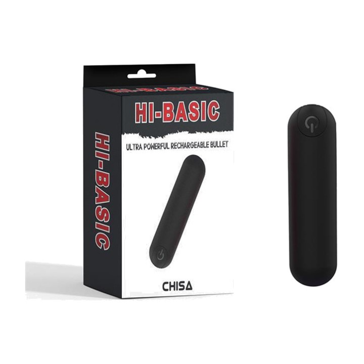 CHISA Bullet vibrante ricaricabile via USB con 10 funzioni