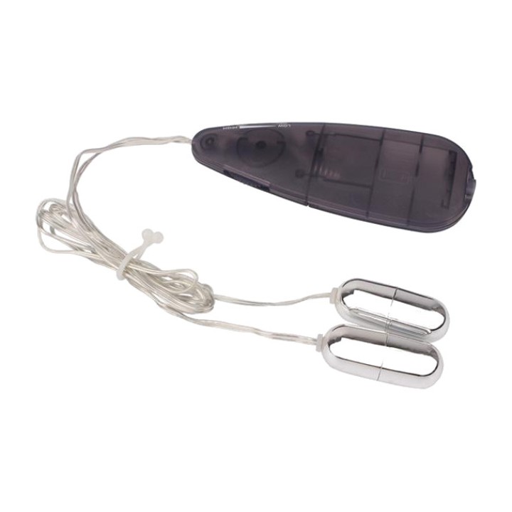 CHISA Double multi-speed vibrating bullet with wired remote