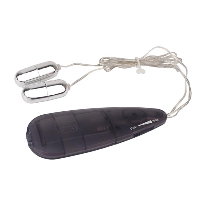 CHISA Double multi-speed vibrating bullet with wired remote