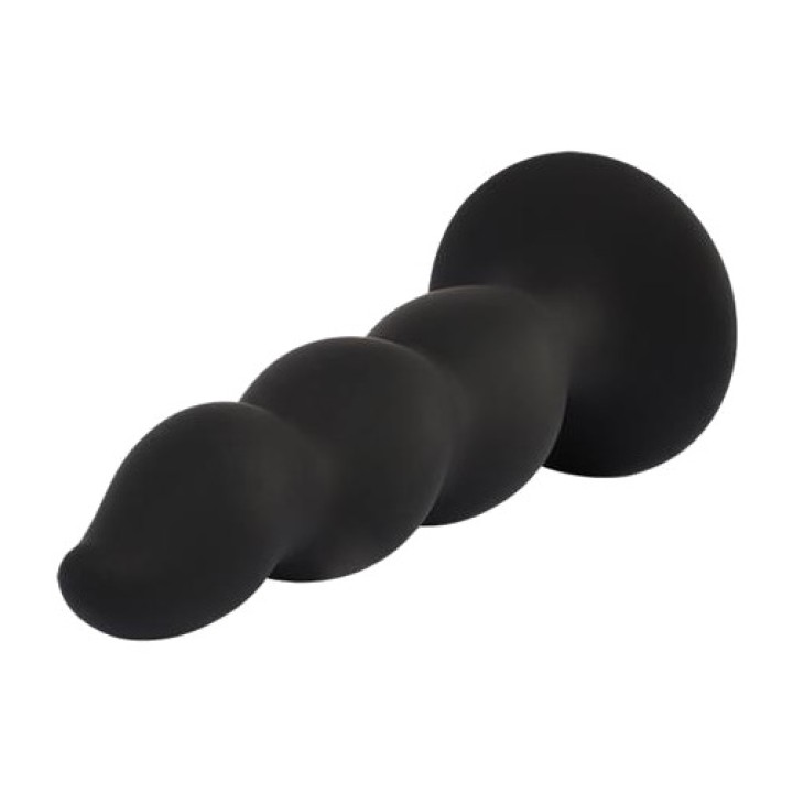 CHISA Plug anal ondulé en silicone avec ventouse