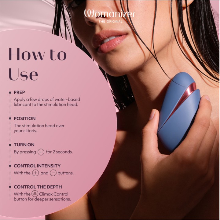 WOMANIZER Klitorisstimulator mit Saugfunktion und