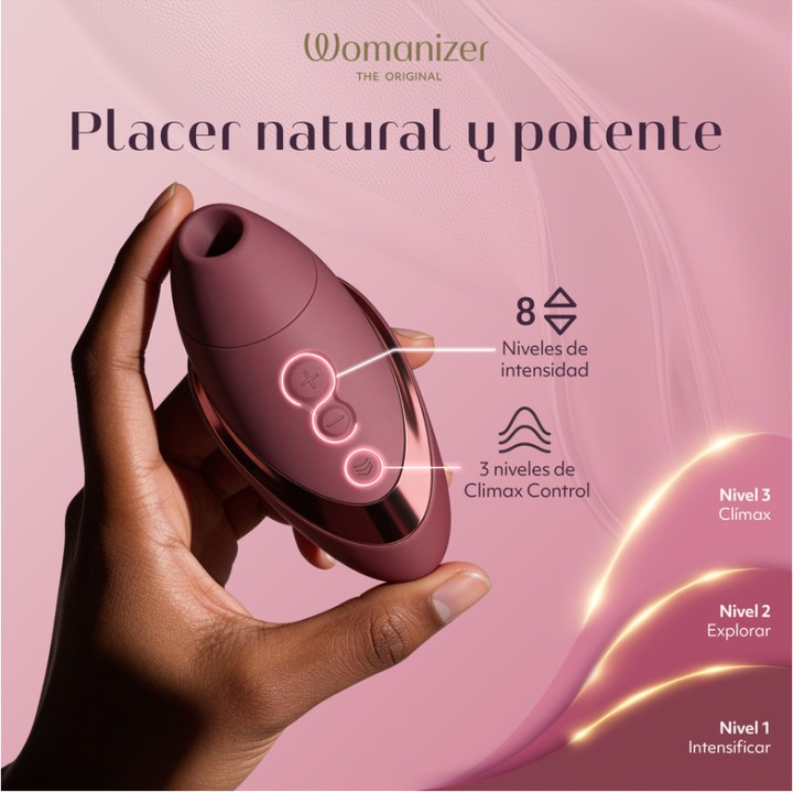 WOMANIZER Stimulateur clitoridien à succion avec capuchon