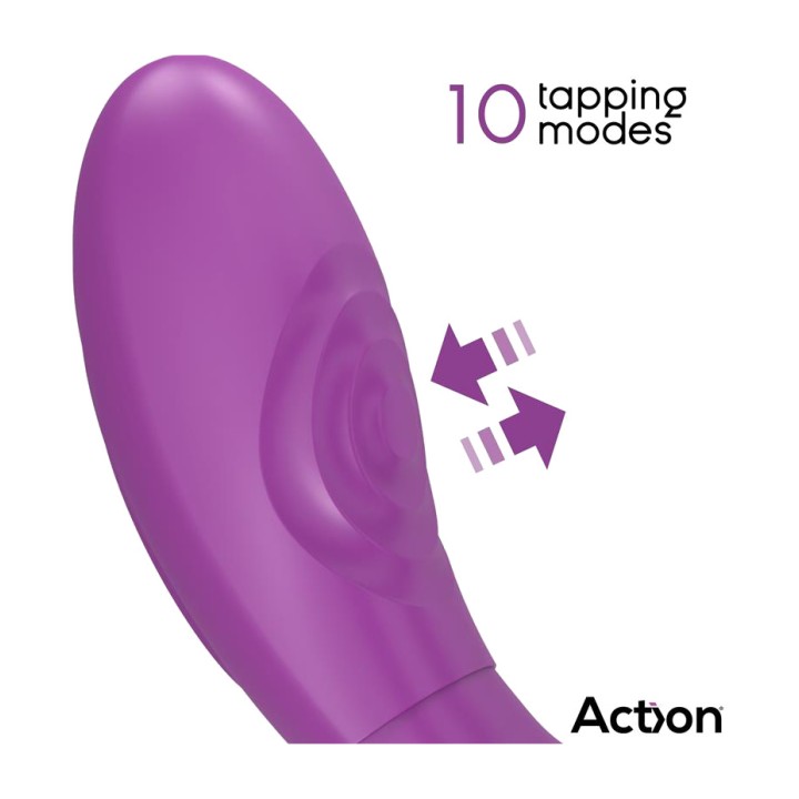 ACTION Vibrador para parejas con función tapping, recargable