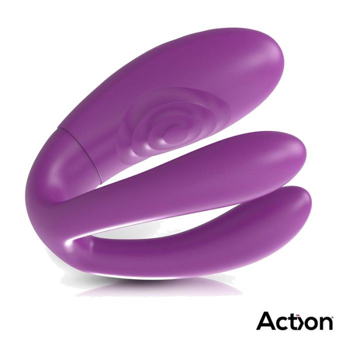 ACTION Vibrador para parejas con función tapping, recargable