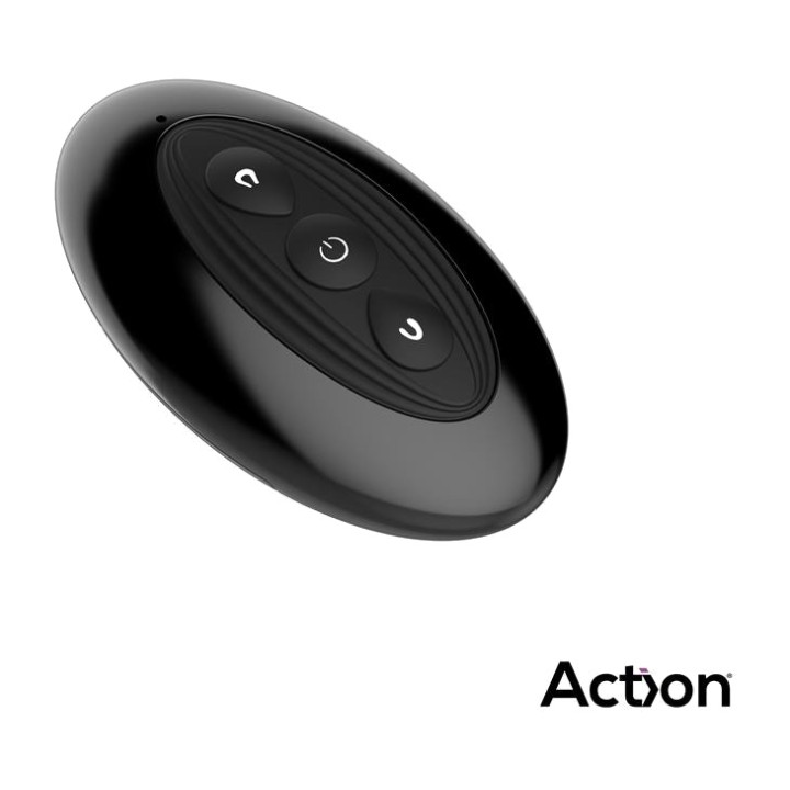 ACTION Rechargeable couples’ vibrator with tapping function