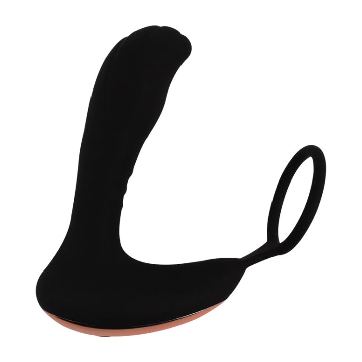 CHISA Rechargeable prostate stimulator with penis ring and