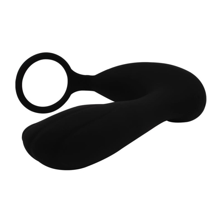 CHISA Rechargeable prostate stimulator with penis ring and