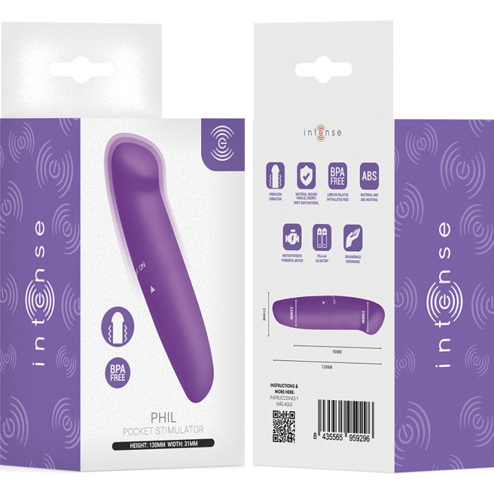 INTENSE Mini-G-Punkt-Vibrator PHIL 13 CM D-245642VAR
