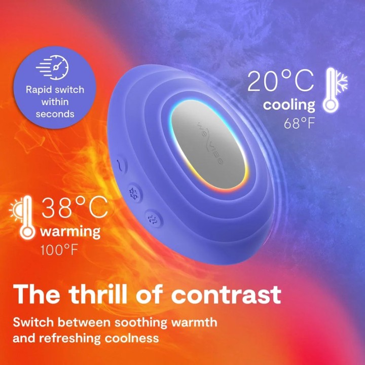 WE-VIBE Vibratore esterno con funzione caldo e freddo TEMP