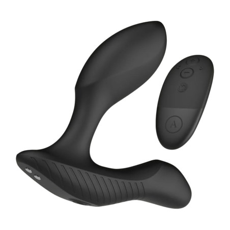 masajeador de próstata vibrador con doble motor y mando a distancia perk