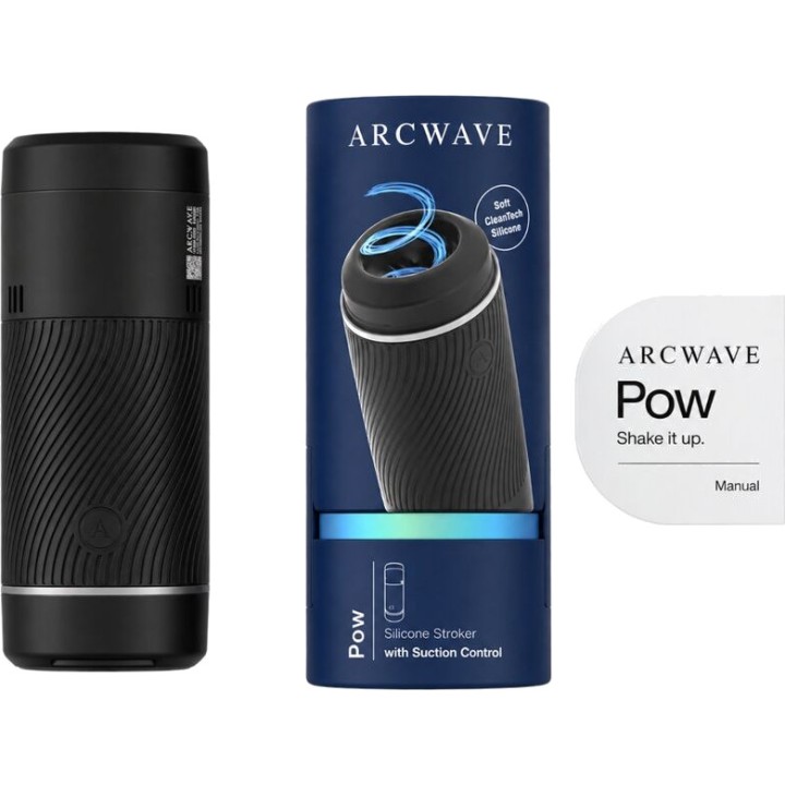 ARCWAVE Masturbador manual con control de succión POW