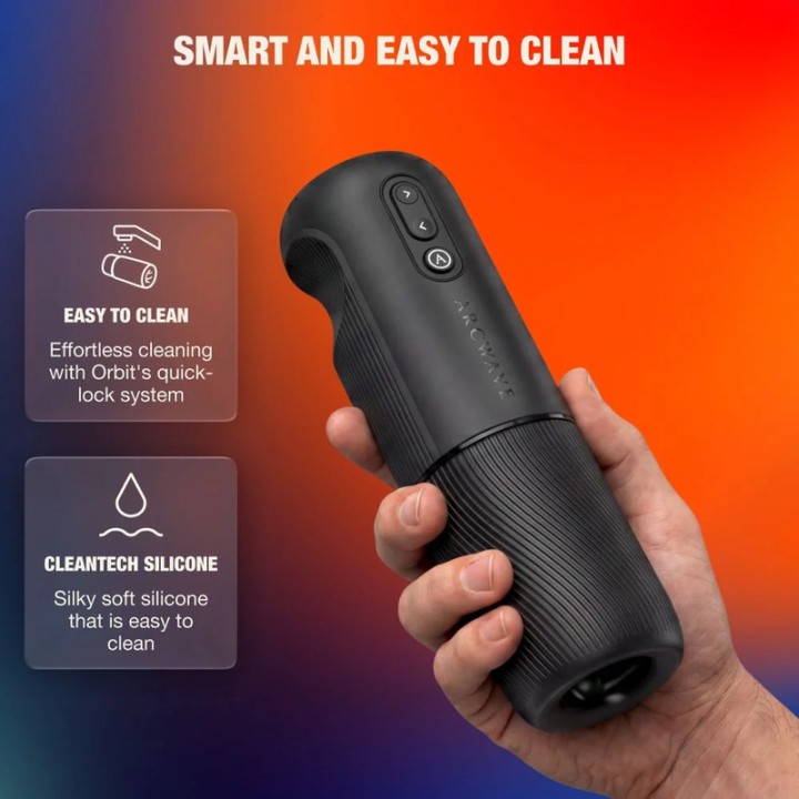ARCWAVE Masturbador masculino giratorio 360° con app ORBIT