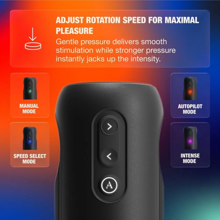 ARCWAVE Masturbador masculino giratorio 360° con app ORBIT