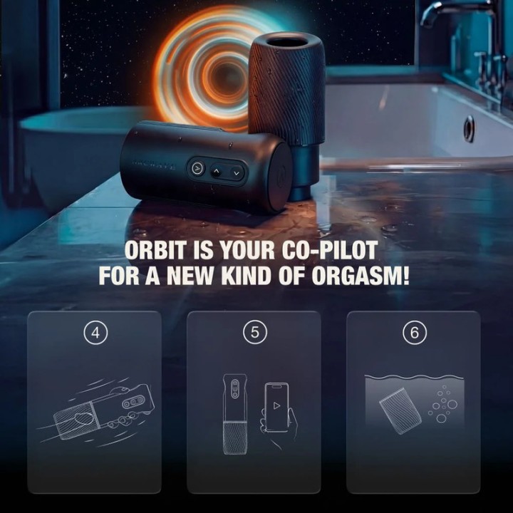 ARCWAVE 360° rotating male masturbator with app ORBIT