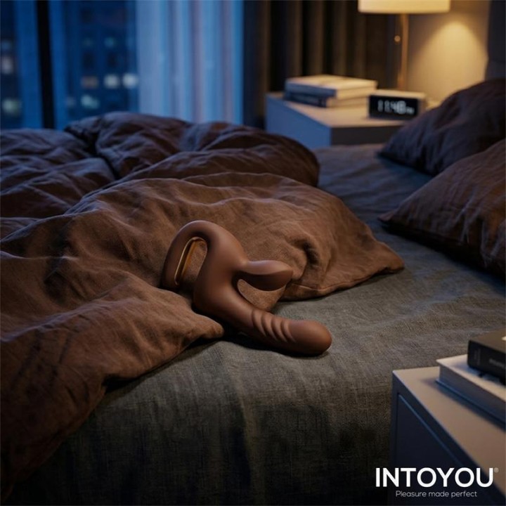 INTOYOU Rabbit vibrator with thrusting function and