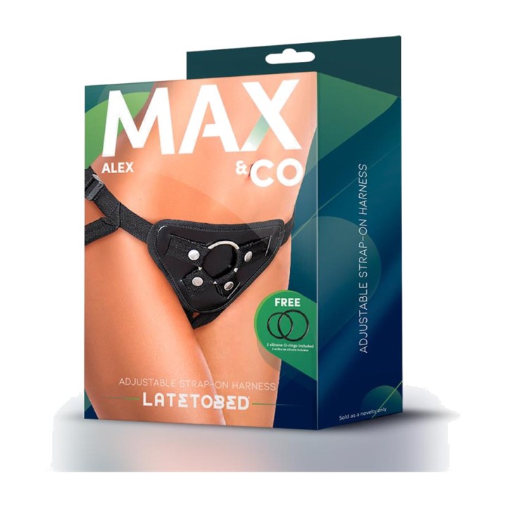MAX CO Säädettävä universaali valjas dildolle ALEX MX-963
