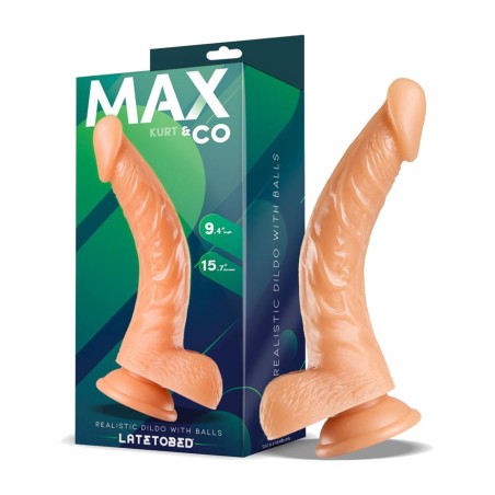 dildo realistico con testicoli kurt 24 cm
