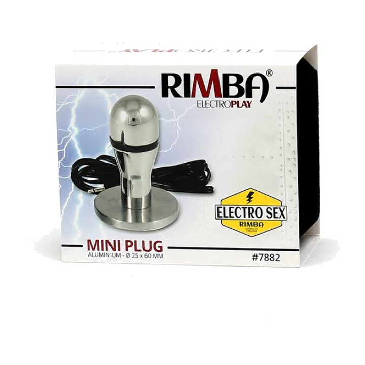RIMBA Mini analplug-dildo med elektrochok 25 MM R7882