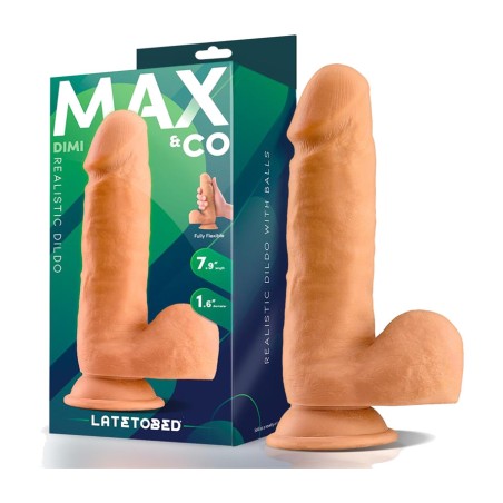 dildo realista amb testicles dimi 7,9"