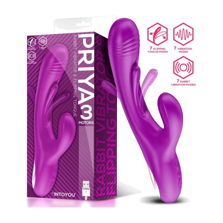 vibrátor s jazykem a mávavým pohybem priya
