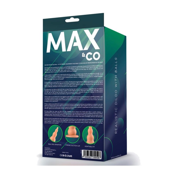 MAX CO Plug anal adaptable de diámetro progresivo KAI 18,4
