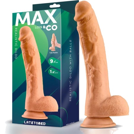 dildo realista amb testicles lois 9,1"