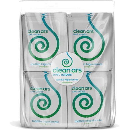 box of 100 intimate wipes with aloe vera clean ars