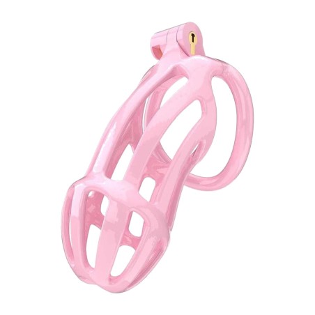 penis chastity cage with 5 rings p-cage pc02