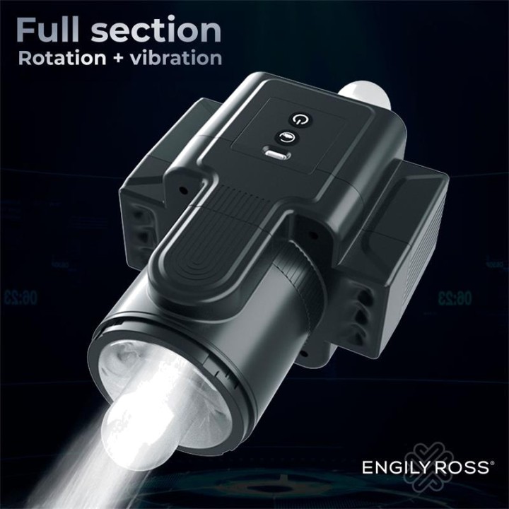 ENGILY ROSS Automatic male masturbator with rotation and