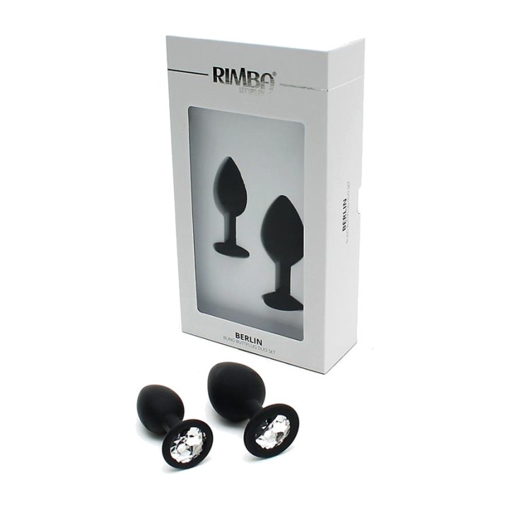 RIMBA Set de 2 plugs anales con joya BERLIN R2525VAR
