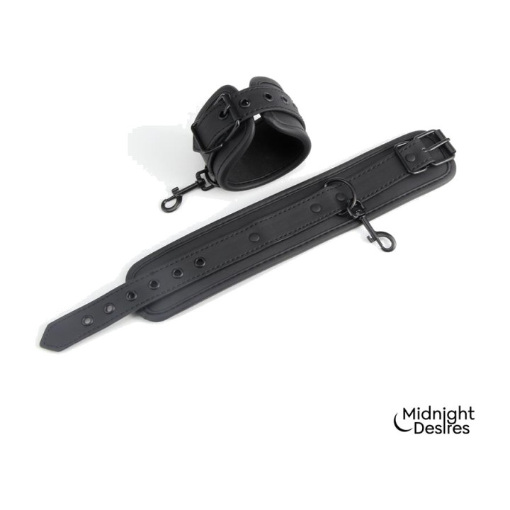 MIDNIGHT DESIRES Bed restraint set with adjustable straps